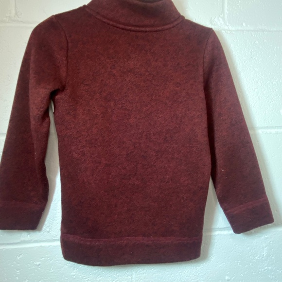 Sonoma Supersoft Burgundy Holiday Christmas Dinosaur Pullover Sweatshirt - Picture 3 of 6